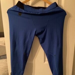Men’s Under Armour Rush Compression 3/4 Blue tights Medium M